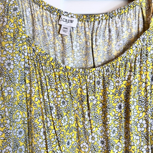 J. Crew Yellow Floral Maxi Dress - Picture 3 of 3